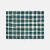 Groen en Blauw Plaid Clan Campbell Jurk Tartan Fleece Deken (Voorkant (Horizontaal))