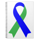 Groen en blauw Pseudotumor Cerebri Neurofibromatos Notitieboek (Voorkant)