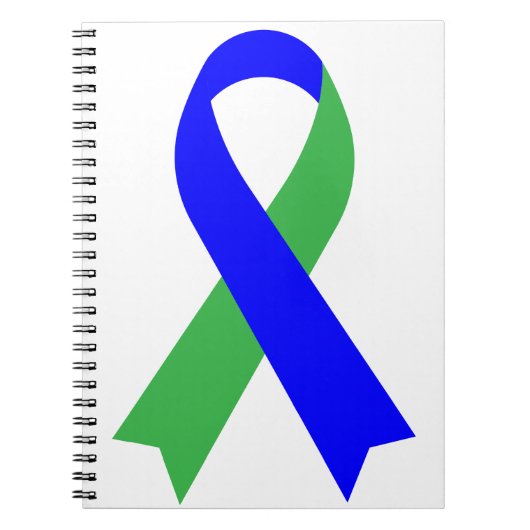 Groen en blauw Pseudotumor Cerebri Neurofibromatos Notitieboek (Voorkant)