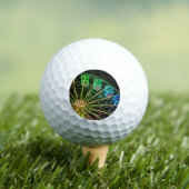 Groen en blauw reuzenrad golfballen (Insitu Shirt)