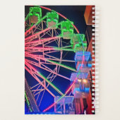 Groen en blauw reuzenrad planner (Achterkant)