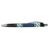 Groen en blauw Stripes Patroon Pen (Bovenkant)