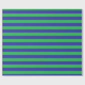 Groen en blauw strippapier cadeaupapier (Vlak)