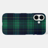 Groen en Blauw Tartan Pset Case-Mate iPhone Case (Achterkant (horizontaal))