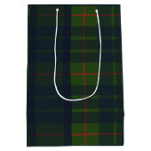 Groen en Blauw Tartan Pset Medium Cadeauzakje (Achterkant)