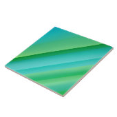 Groen en blauw tegeltje (Zijkant)