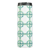 Groen en blauw thermosbeker (Achterkant)