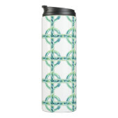 Groen en blauw thermosbeker (Geroteerd rechts)