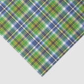 Groen en blauw tissuepapier (Detail)