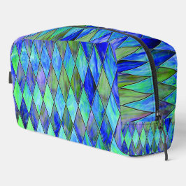 Groen en blauw toilettasje