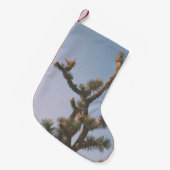 GROEN EN BROEIEN ONDER BLUE SKY KLEINE KERSTSOK (Voorkant (Hangend))