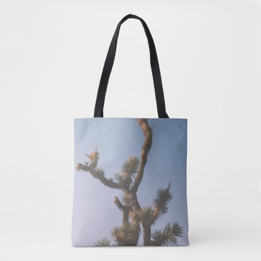 GROEN EN BROEIEN ONDER BLUE SKY TOTE BAG (Voorkant)