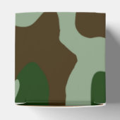 Groen en Bruin Camo Patroon Missie Compleet Bedankdoosjes (Bovenkant)