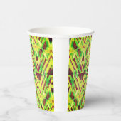 Groen en bruin papieren bekers (Rechts)