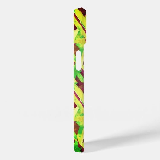 Groen en bruin patroon Case-Mate iPhone case (Achterkant / Rechts)