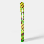 Groen en bruin patroon Case-Mate iPhone case (Achterkant / Links)