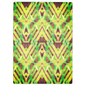 Groen en bruin patroon klembord (Achterkant)