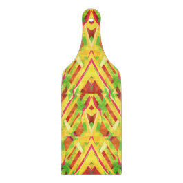 Groen en bruin patroon snijplank