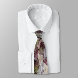 Groen en bruin rubberen patroon stropdas