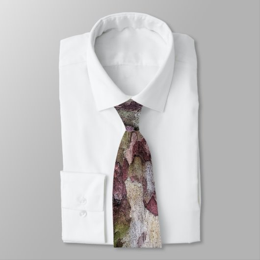 Groen en bruin rubberen patroon stropdas (Gebonden)