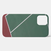 Groen en bruin sportveld illustratie Case-Mate iPhone case (Achterkant (horizontaal))