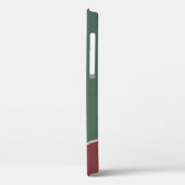 Groen en bruin sportveld illustratie Case-Mate iPhone case (Achterkant / Links)