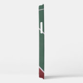 Groen en bruin sportveld illustratie Case-Mate iPhone case (Achterkant / Rechts)