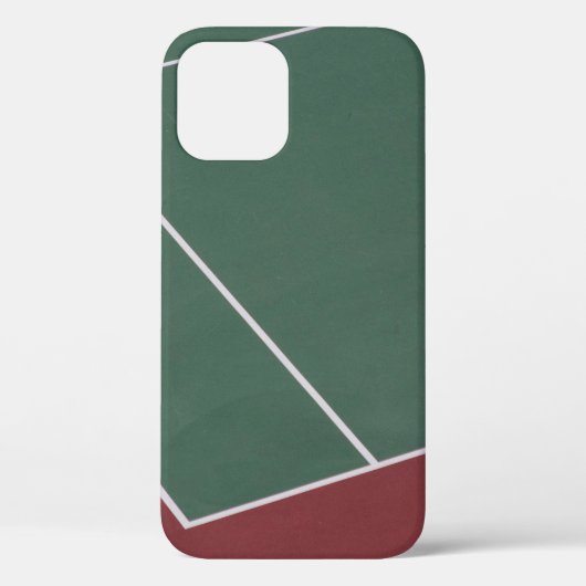 Groen en bruin sportveld illustratie Case-Mate iPhone case (Achterkant)