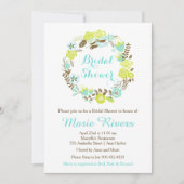 Groen en bruin Vrijgezellenfeest met schoorsteen Kaart (Voorkant)