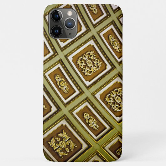 Groen en bruine architectuurprint Case-Mate iPhone case (Achterkant)