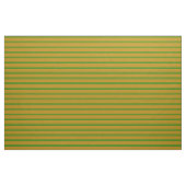 Groen en donker Goldenrod Lined Pattern Stof (Fat Quarter)