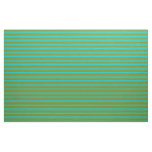 Groen en donker Turquoise Lined/Striped Pattern Stof (Fat Quarter)