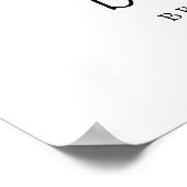 Groen en foto vrijgezellenfeest welkom poster (Hoek)