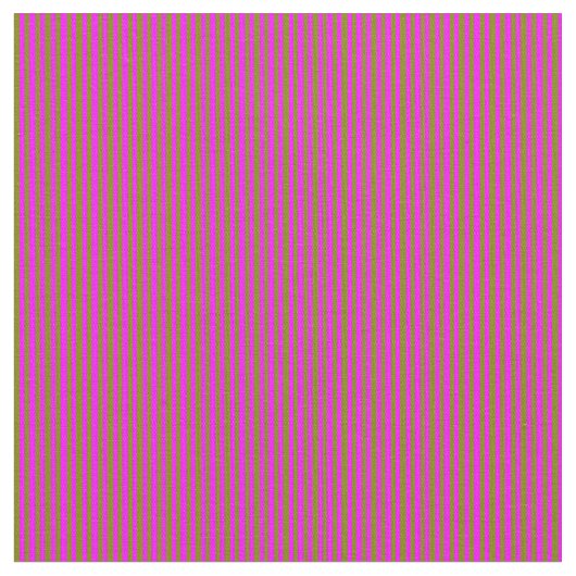 Groen en Fuchsia Striped/Lined Pattern Stof (Close Up)