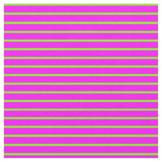 Groen en Fuchsia Stripes Patroon Stof (Close Up)