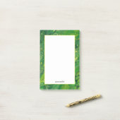 Groen en Geel | Aangepaste 4x6 Post-it® Note (Op bureau)