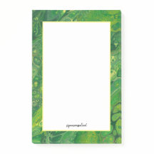 Groen en Geel | Aangepaste 4x6 Post-it® Note