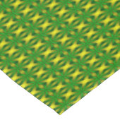 Groen en geel abstract tafelkleed (Gekanteld)