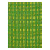 Groen en geel abstract tafelkleed (Voorkant)