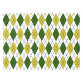 Groen en geel argylepatroon tafelkleed (Voorkant (Horizontaal))