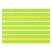 Groen en Geel Figuur Acht Lint Patroon Art Tafelkleed (Voorkant (Horizontaal))