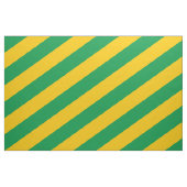 Groen en geel gestreepte patroon stof (Fat Quarter)