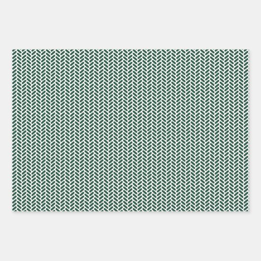 Groen en Geel Goud Gemengde Patronen Inpakpapier Vel (Voorkant)