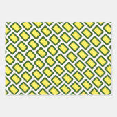 Groen en geel inpakpapier vel (Voorkant 2)