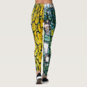 Groen en Geel Leggings (Achterkant)