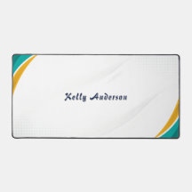 Groen en Geel Modern Patroon met Custom Sign