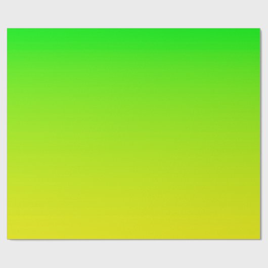 Groen en geel neonlooppapier cadeaupapier (Vlak)