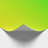 Groen en geel neonlooppapier cadeaupapier (Hoek)
