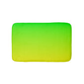 Groen en geel neonverloop badmat (Voorkant)