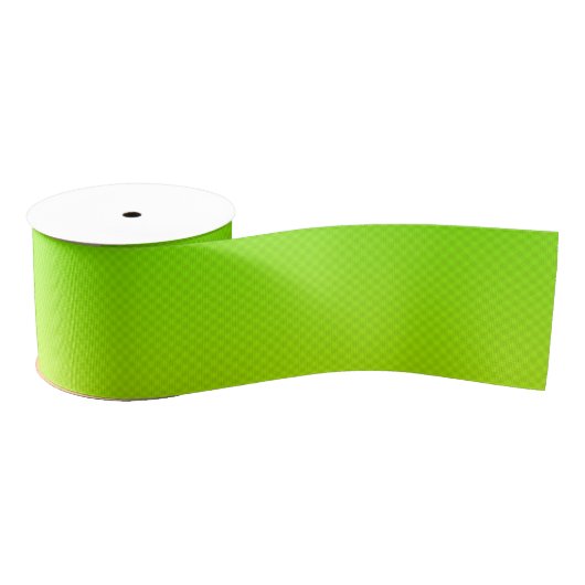 Groen en geel neonverloop grosgrain lint (Spoel)